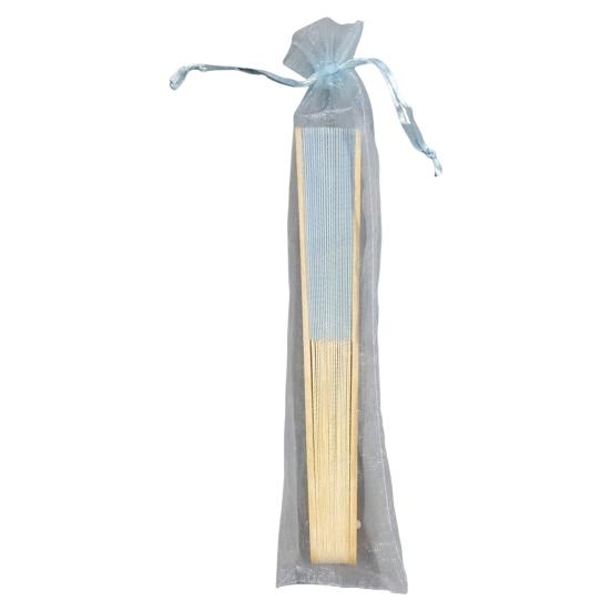 Шелковый складной веер бамбуковый легкий ручной веер с мешочком из органзы веер для гостей на свадьбу украшение для вечеринки