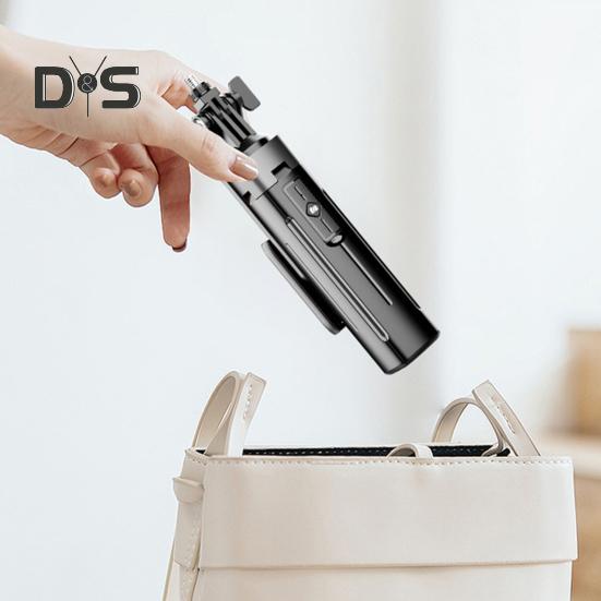 Штатив для телефона, селфи-палка с заполняющей подсветкой, регулируемая длина, вращение на 360 градусов, портативный универсальный штатив для сотового телефона с беспроводным пультом дистанционного управления