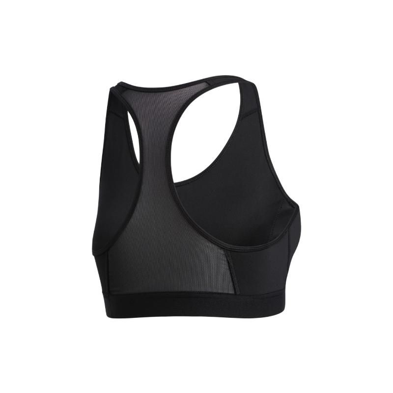 Adidas Letter Logo Print Medium Intensity Quick Dry Sports Underwear Women Underwear Black GH4788