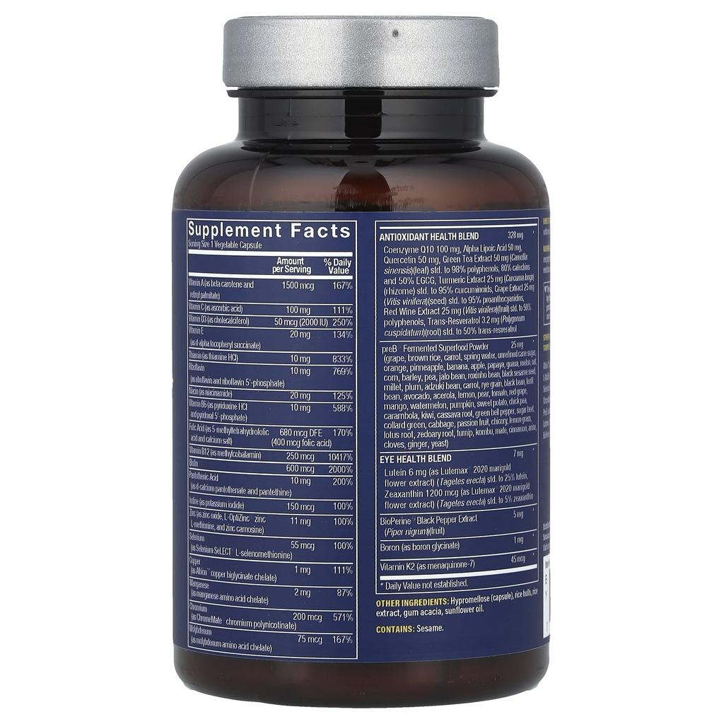 BioActive One Daily Multi for Women Over 50, Veggie Capsules 30