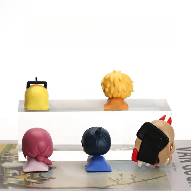 Человек-бензопила Фигурка Пауэр Аниме Милая Аки Дэнджи Статуэтка Макима Спящая Декорация Экшн-фигурка Скульптура Аксессуары для стола Подарок