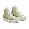 Converse Chuck Taylor All Star Lift Trend Легкие Износостойкие Высокие Эспадрильи Женские Зеленые и Белые