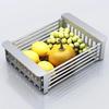 Kitchen Draining Rack Household Stainless Steel Retractable Sink Rack Shelf Cutlery Thickerstorage Dish Organising Shelf