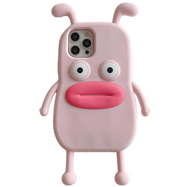 Милый 3d чехол с изображением колбасы и губ утки для Iphone 14 13 11 12 Pro Max 14 Plus, мягкий силиконовый чехол для задней панели телефона с забавным мультяшным принтом для девочек