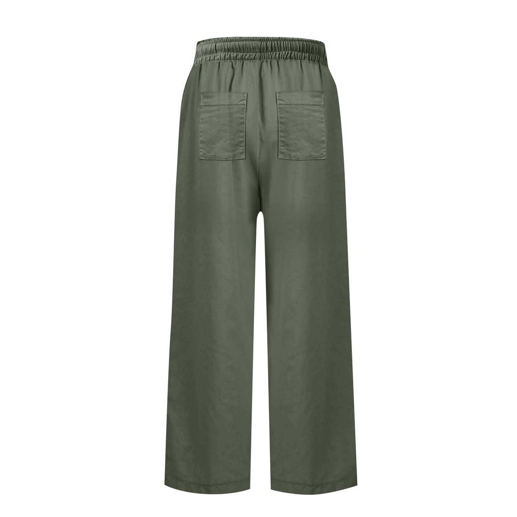 Women'S Sports Fitness Pants Casual Loose Elastic Jogging Pants Straight Wide Leg Pants Casual Pants Yoga Pants