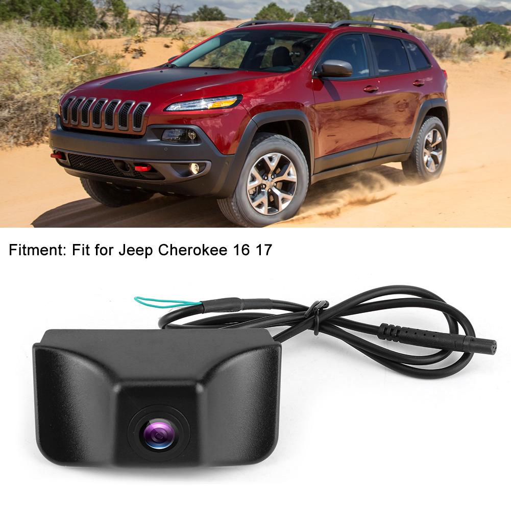 IP67 CCD Front View Camera Car Night Vision Parking Assistance Monitor Fits for Jeep Cherokee 16 17