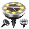 Solar Powered Garden Lights Underground Pathway Lighting for Yard Waterproof Decorative Landscape