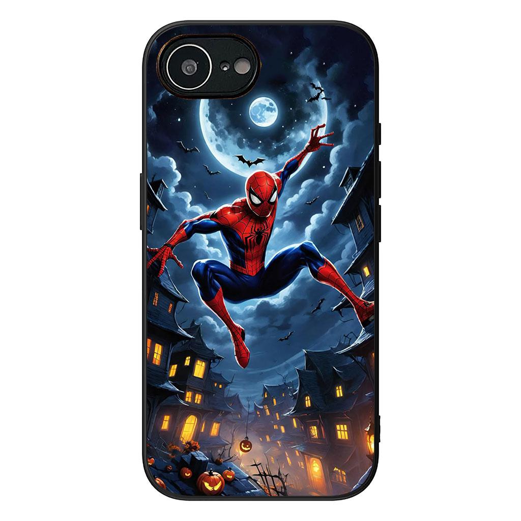 Чехол для телефона Человек-паук Spider Marvel Man для Apple iPhone 17 16 Plus 13 12 Pro Max Mini X XR ProMax 16E 15+ 16Plus Air Case