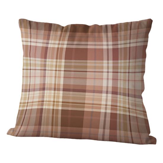 Throw Pillow Cover Colorful Plaid Pattern Pillow Cover 18x18 Inch