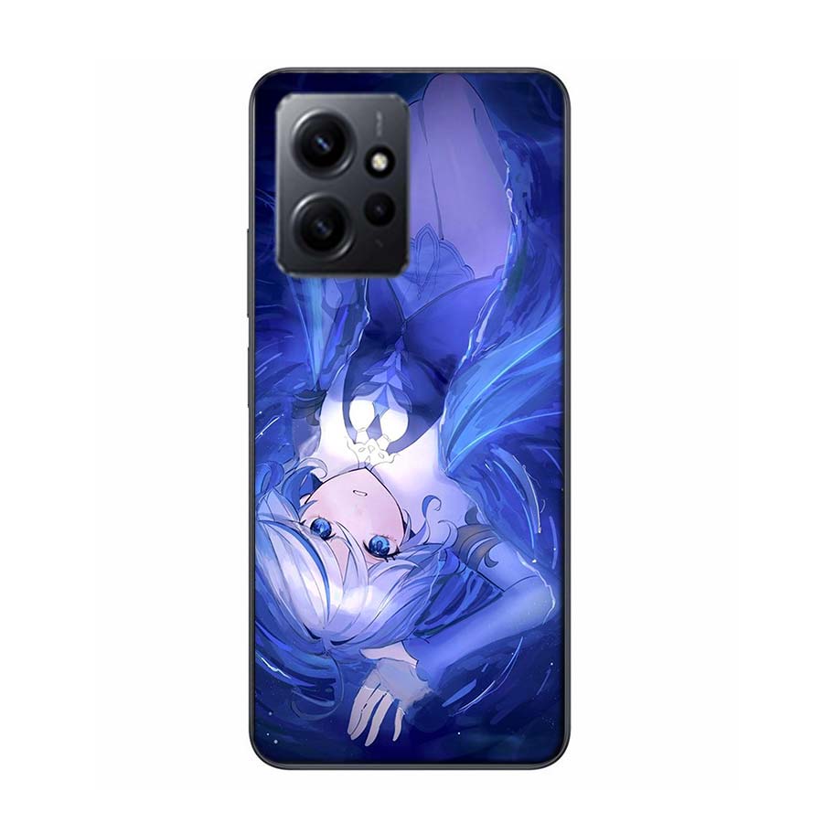 Cute Furina Genshin Impact Phone Case For Redmi Note 14 15 Pro 5G 13 12 Pro Plus 11 11T 11E 11S 10 Pro 10S 9 9S Cover Cell Clear