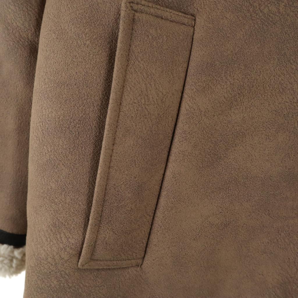 Zara Мутоновая шуба M бежевая Женская Б/У