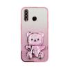 Чехол для телефона Candy Bear Stand Glitter для Huawei Y8S Y9S Y6P Y7A Y7 Y9 Prime Y9 P Smart Z Plus 2019 2021 P40 P30 Lite Мягкий чехол