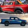 Car Decor Sticker For Truck Body Tailgate Durable Retro Vinyl Decal For Hilux 2025 RAM 1500 Ranger Nissan Frontier Isuzu D-Max