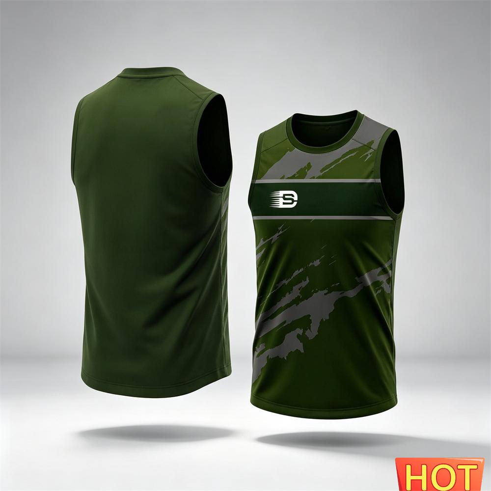 Sports Men's sleeveless T-shirt Summer Unisex Fitness Outdoor men's t-shirts and tank tops Quick Drying Loose Top Men's clothing