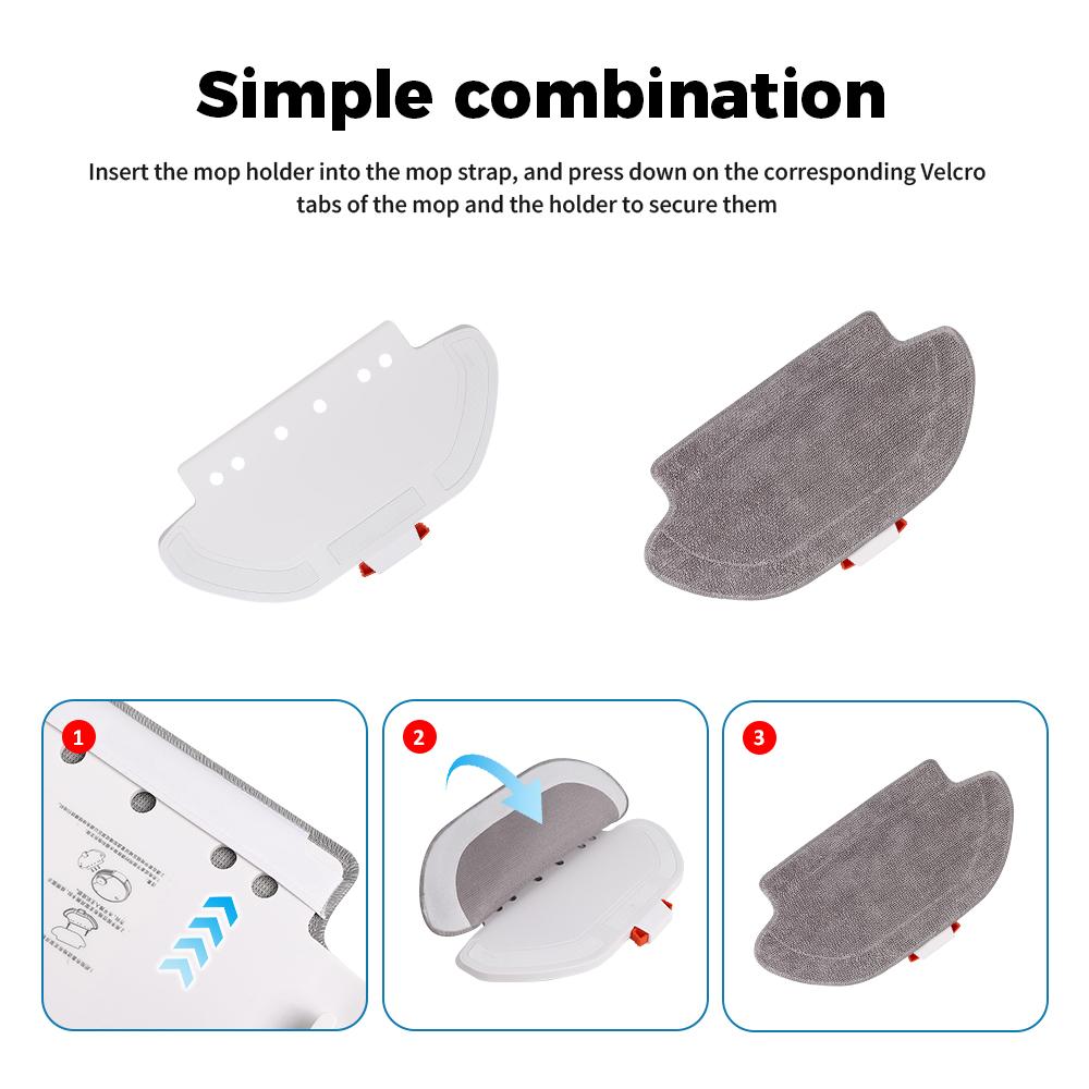 Mop Cloths Holder Pad Parts for Xiaomi Vacuum-Mop P/PRO/STYTJ02YM/3C/2S/S10/S12/B106GL ForViomi V2 Pro/V3 SE Vacuum Mop Rag
