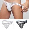 (Great home)Men Underpants Low-Waisted Lace Lingerie Pants Briefs Underwear Sexy Knickers