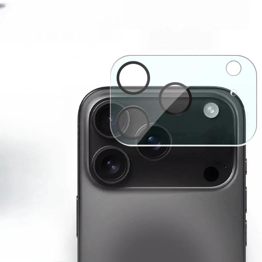 9D HD Сверхпрозрачная Защитная Пленка из Закаленного Стекла для Объектива Камеры для IPhone 17 Pro Max Air 16 15 Кольцо Защита Экрана Защитная Крышка от Царапин и Ударов