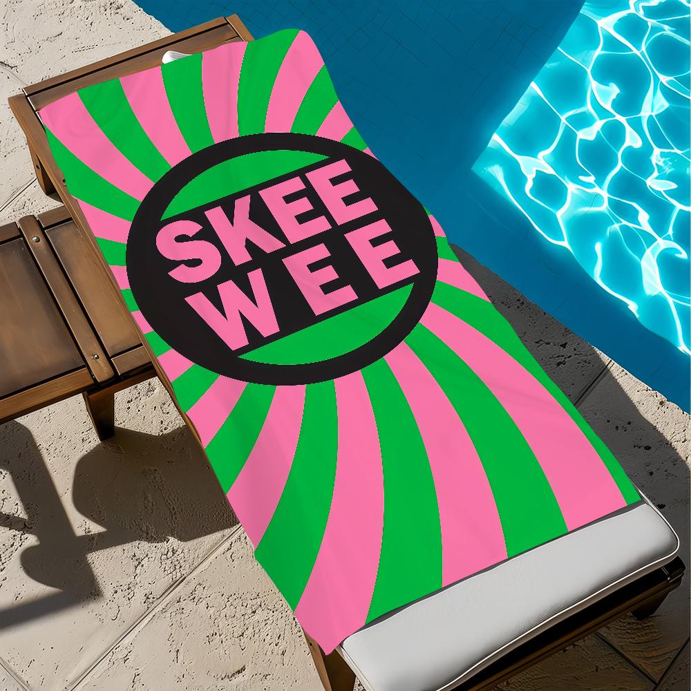 A-alpha-a K-kap-pa Towel Large A-alpha Quick-Drying Microfiber soft Beach Towel for Travel Fitness Sauna Bathing Camping