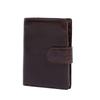 Short Men's Leather Card Holder with RFID Blocking Multi Slot Retro Casual Genuine Leather Handheld Wallet for Men Large Capacity
