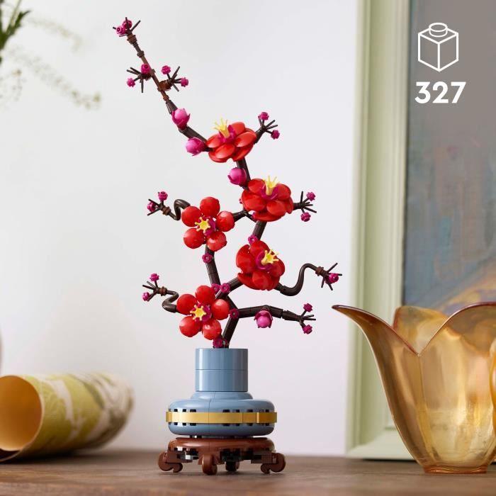 LEGO® Icons 10369 Les Fleurs de Prunier - Décoration Florale d'Intérieur - Botanicals - Set pour Adultes