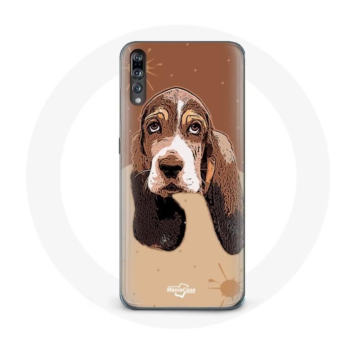 Case for Samsung Galaxy P20 Pro Basset Hound Dog Face