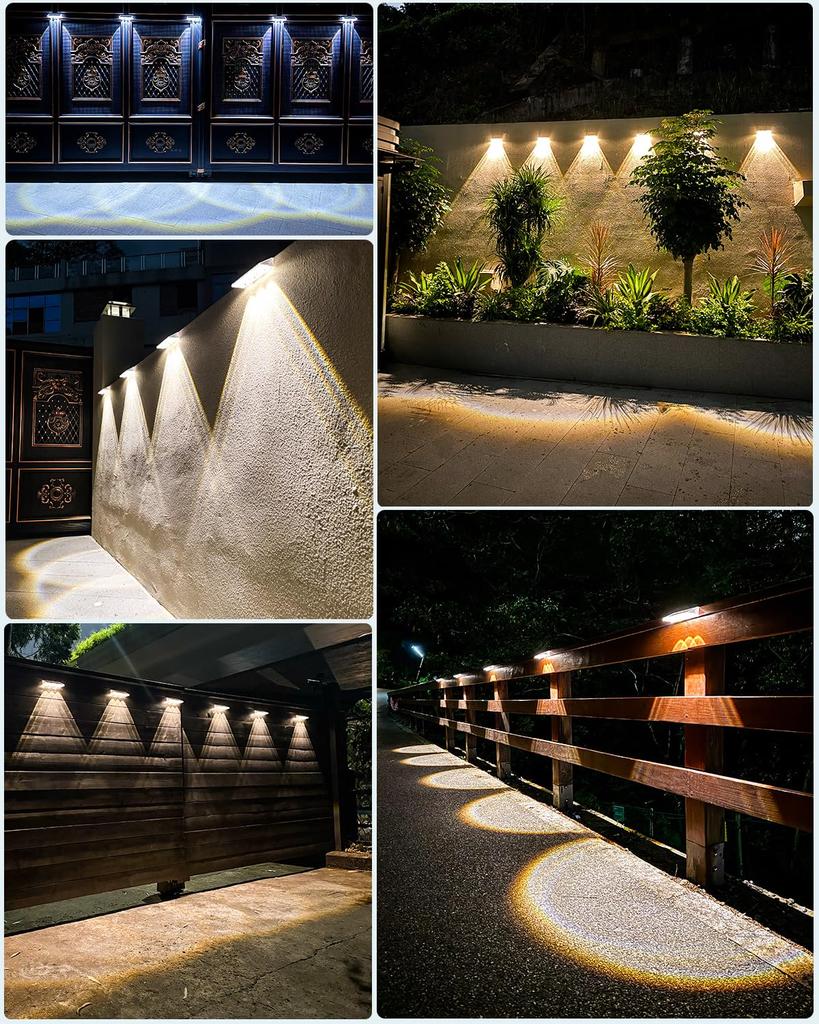 YiLaie Solar IP67 2000mAh High Capacity LED Garden Auto High Solar Easy Zero Electricity Suitable for Front and Parking 3 Adjustable Light Warm