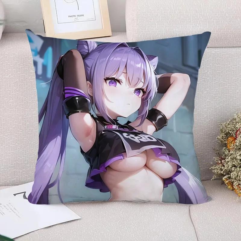 Декоративные подушки Genshin Impact для дивана, наволочки, роскошные наволочки, украшение для автомобиля, осенний декор, наволочки