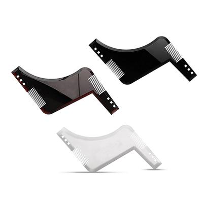 Шаблон для укладки бороды, расческа для парикмахера, инструмент для симметричной обрезки, формирователь, трафарет