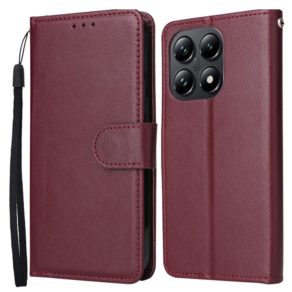 Для Xiaomi 14T Чехол Кошелек Подставка Вид PU Кожа Чехол для телефона