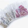 1440Pcs Glitter DIY 3D Flat Nail Art Rhinestone Sequins Decoration Manicure Tips