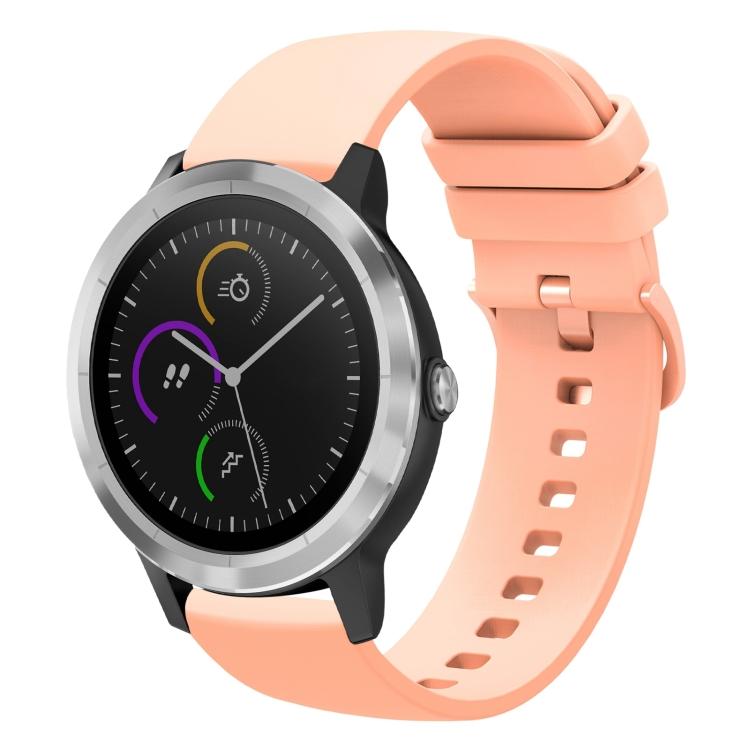 Для Garmin Vivoactive 3 20 мм Однотонный Мягкий Силиконовый Ремешок для Часов