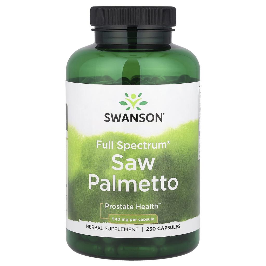 Swanson Full Spectrum Saw Palmetto, 540 Mg, 250 Capsules