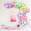 91 шт. разноцветные пастельные воздушные шары в виде макарон, гирлянда, радужные латексные шары, воздушные шары, день рождения, свадьба, декор для детского душа