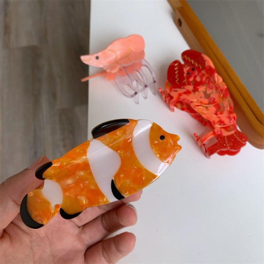 Морское животное Акула Волосы Коготь Акриловый Головной Убор Модные Аксессуары Для Волос Путешествия