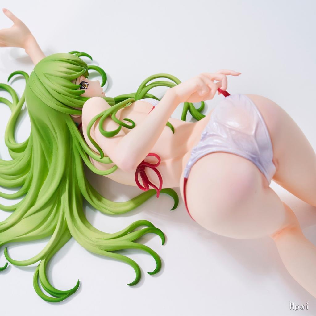 28 см Аниме-персонаж C.C.. Фигурка CODE GEASS Лелуш Восставший Игрушка C.C.. Модель Кукла Купальник Вер Action Figure ПВХ