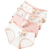 4Pcs/Set Cotton Women's Panties Breathable Underwear Cute Bow Girls Briefs Female Lingerie