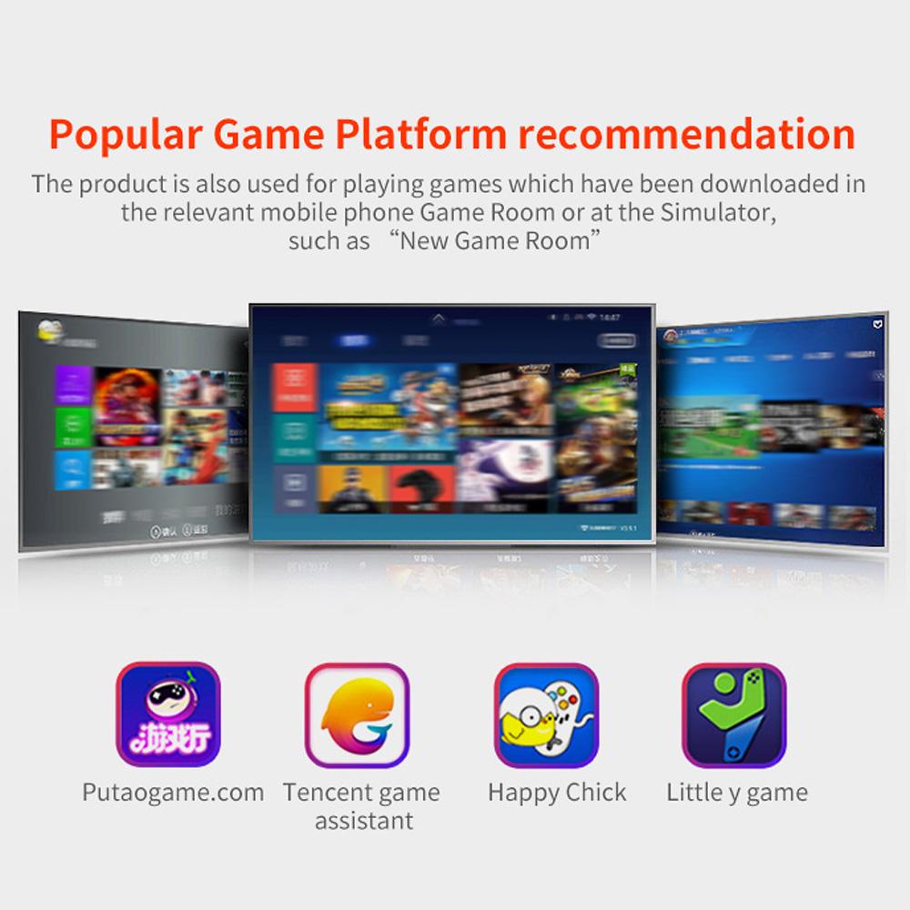 Геймпад PG-9076 BT 2.4G Беспроводной контроллер игровой консоли Мобильный триггер Игровая ручка