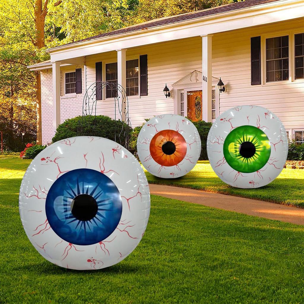 Halloween Inflatables Eyeball Decorations Bloods Eyeballs Indoor Outdoor And Garden Halloween Decors