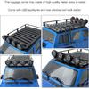 Багажник на крышу для 1/18 RC гусеничного автомобиля TRX4M - Багажник на крышу со светодиодными прожекторами и лестницей - 1:18 Декоративные Улучшения для RC Гусеничного Трагги