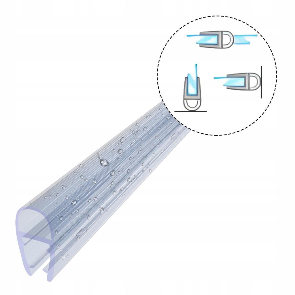 Shower cabin seal DK03 4mm-5mm 10cm