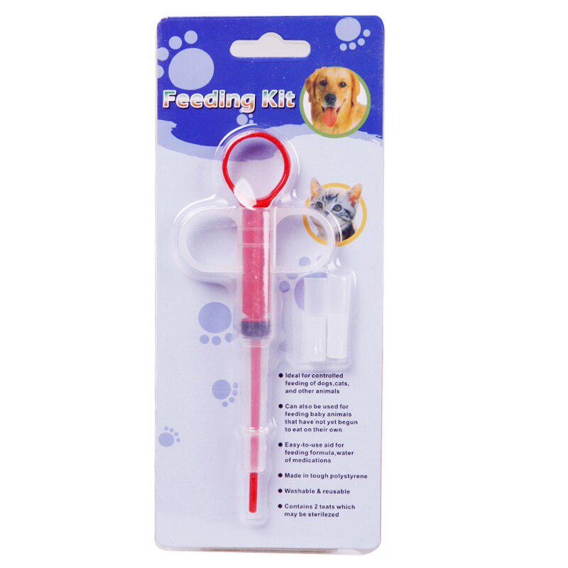 Pet Medicine Syringe Tablet Pill Push Dispenser Medicine Water Milk Syringe Dog Cat Tube Feeder Tools