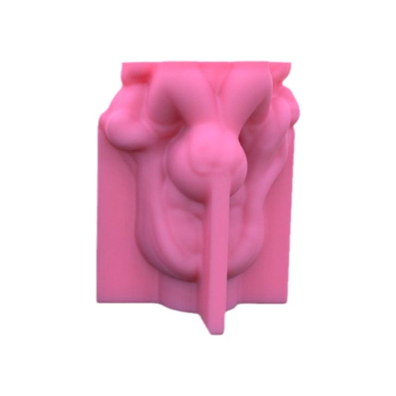 Magic-Maid Silicone Flower  Mold Concrete Tick Silicone Candle Holder Mold Succulent Planter Cement Clay Mold