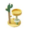 Cat Tree with Sisal Scratching Post Cactus Shape Multifunctional Breathable Cat Climbing Stand for