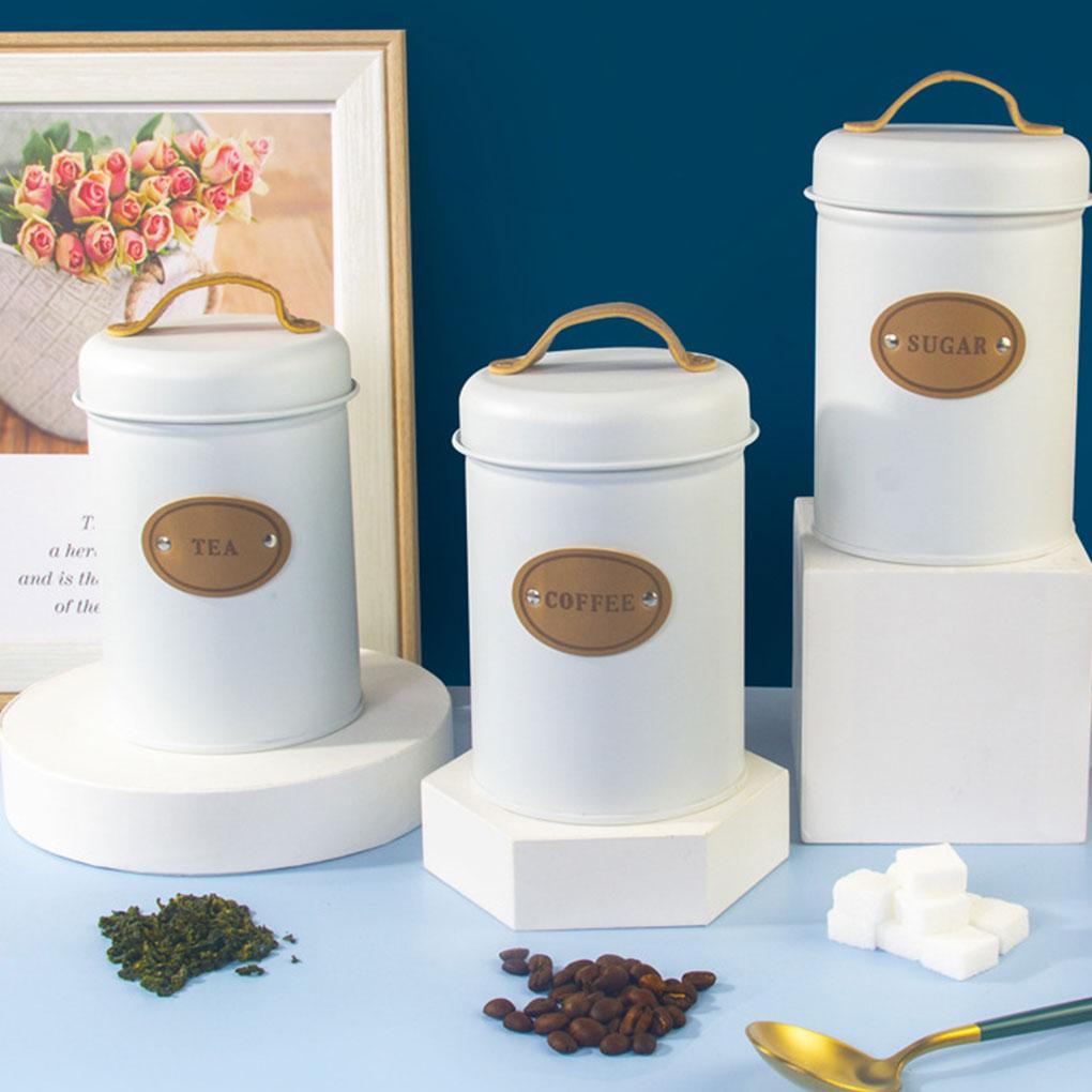 Железная кухонная канистра, прочная банка для хранения с большой емкостью, кухонные банки для хранения