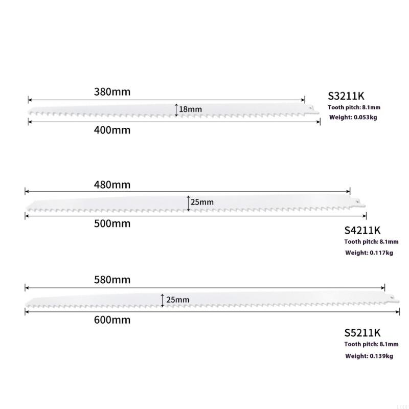 Long Coarse Tooth Handsaw Blade 400 500 600mm Durability Bone Cutter