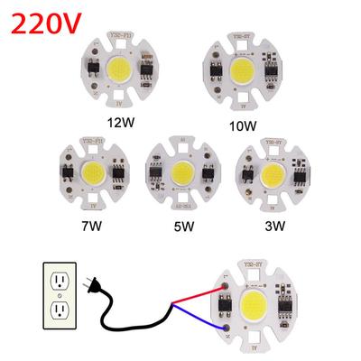 2 шт. Мини COB LED Лампа Чип 220 В 3 Вт 5 Вт 7 Вт 9 Вт Y27 Lampada LED Лампа IP65 Вход Smart IC Для DIY LED Прожектор Точечный свет