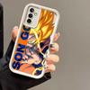 D-Dragon Ball Sun Goku Vegeta Phone Case For Samsung A07 A50 A70 A03 A03S A04 A05 A05S A06 A11 A12 M15 M34 M51 M54 NOTE 20 Cover