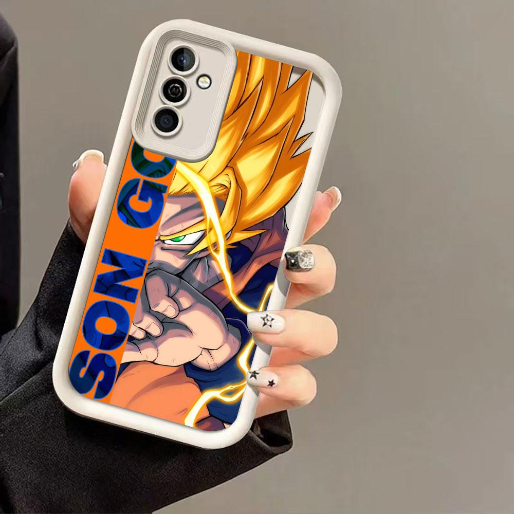 D-Dragon Ball Sun Goku Vegeta Phone Case For Samsung A07 A50 A70 A03 A03S A04 A05 A05S A06 A11 A12 M15 M34 M51 M54 NOTE 20 Cover