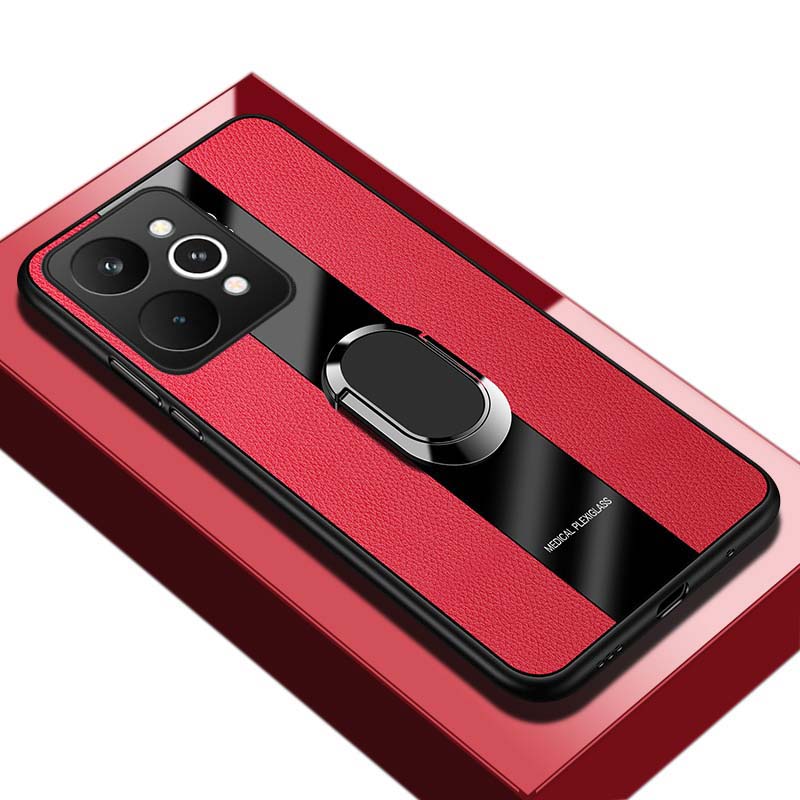 Чехол для Realme 15 Pro Бизнес Эллиптическая подставка Всесторонний Ударопрочный Кожаный Мягкий Силикон Модный для Realme 15 Pro Plus Задняя крышка