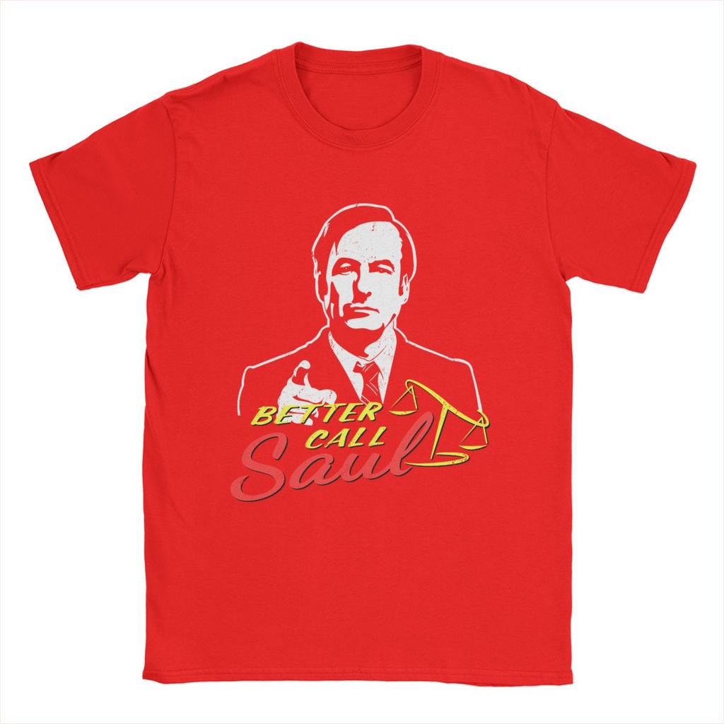Vintage Better Call Saul T-Shirt for Men Crewneck 100% Cotton T Shirts Short Sleeve Tees Party Clothing